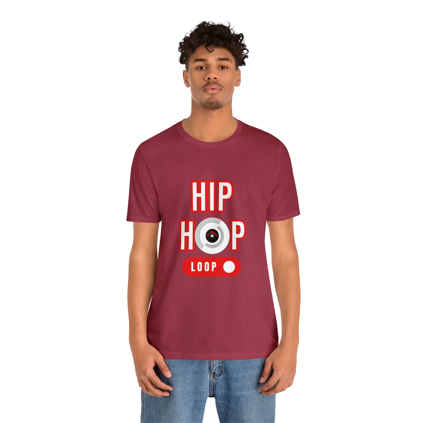 HIP HOP is 50 Unisex Jersey Short Sleeve Tee