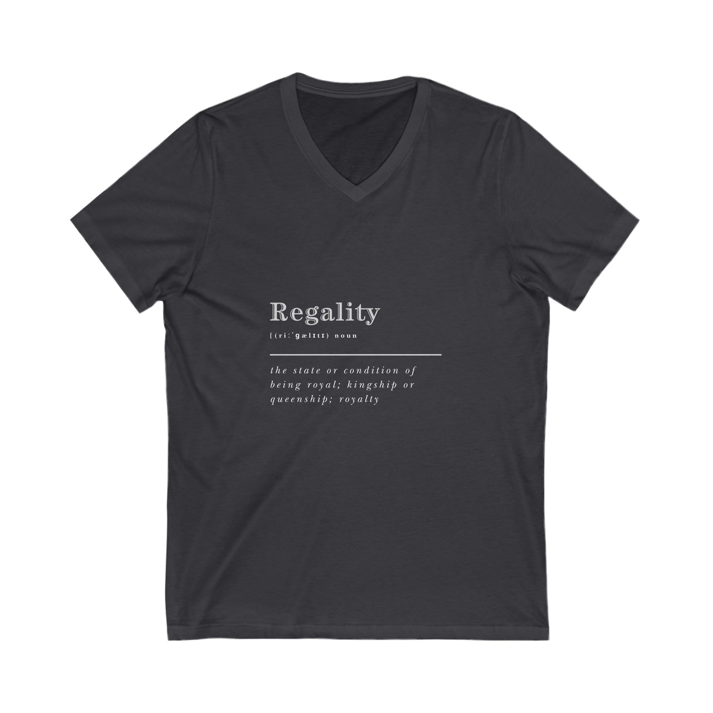 Regality Unisex V-Neck Tee