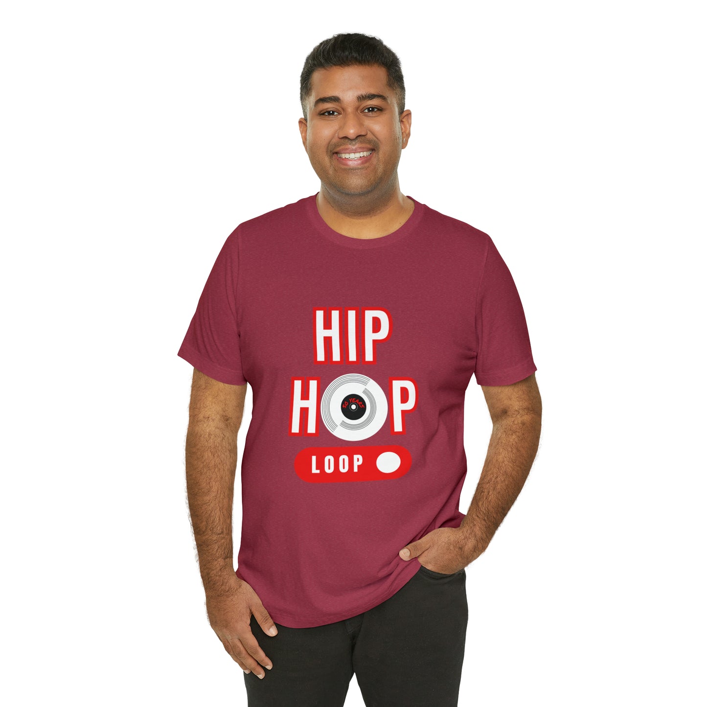 HIP HOP is 50 Unisex Jersey Short Sleeve Tee