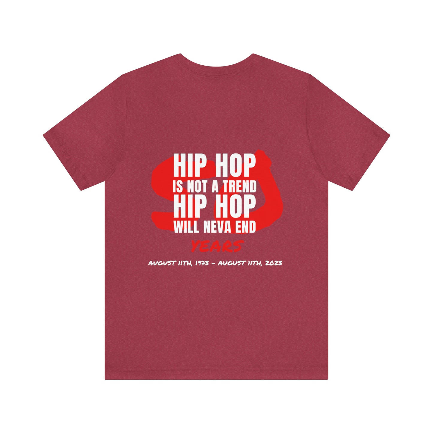 HIP HOP is 50 Unisex Jersey Short Sleeve Tee