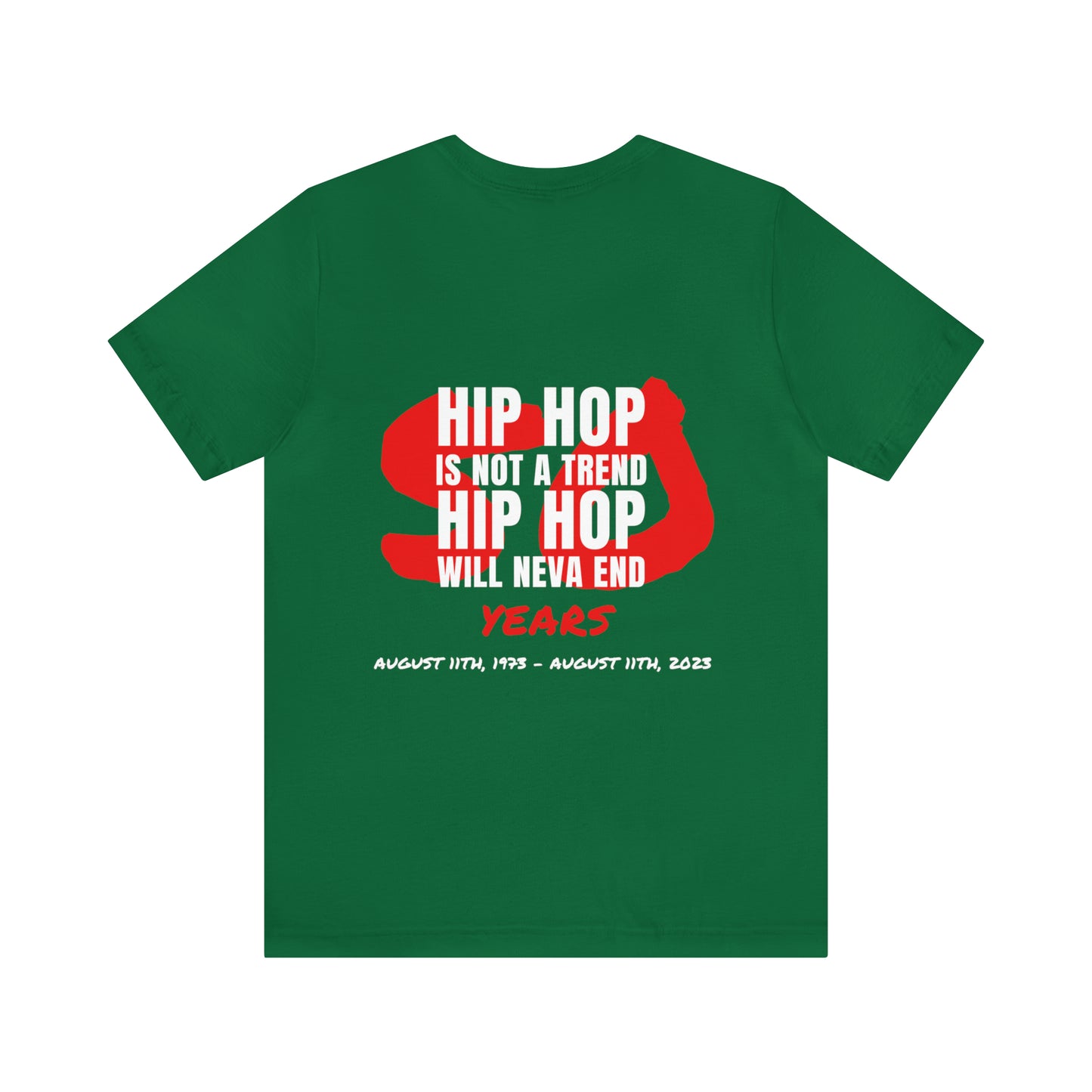 HIP HOP is 50 Unisex Jersey Short Sleeve Tee