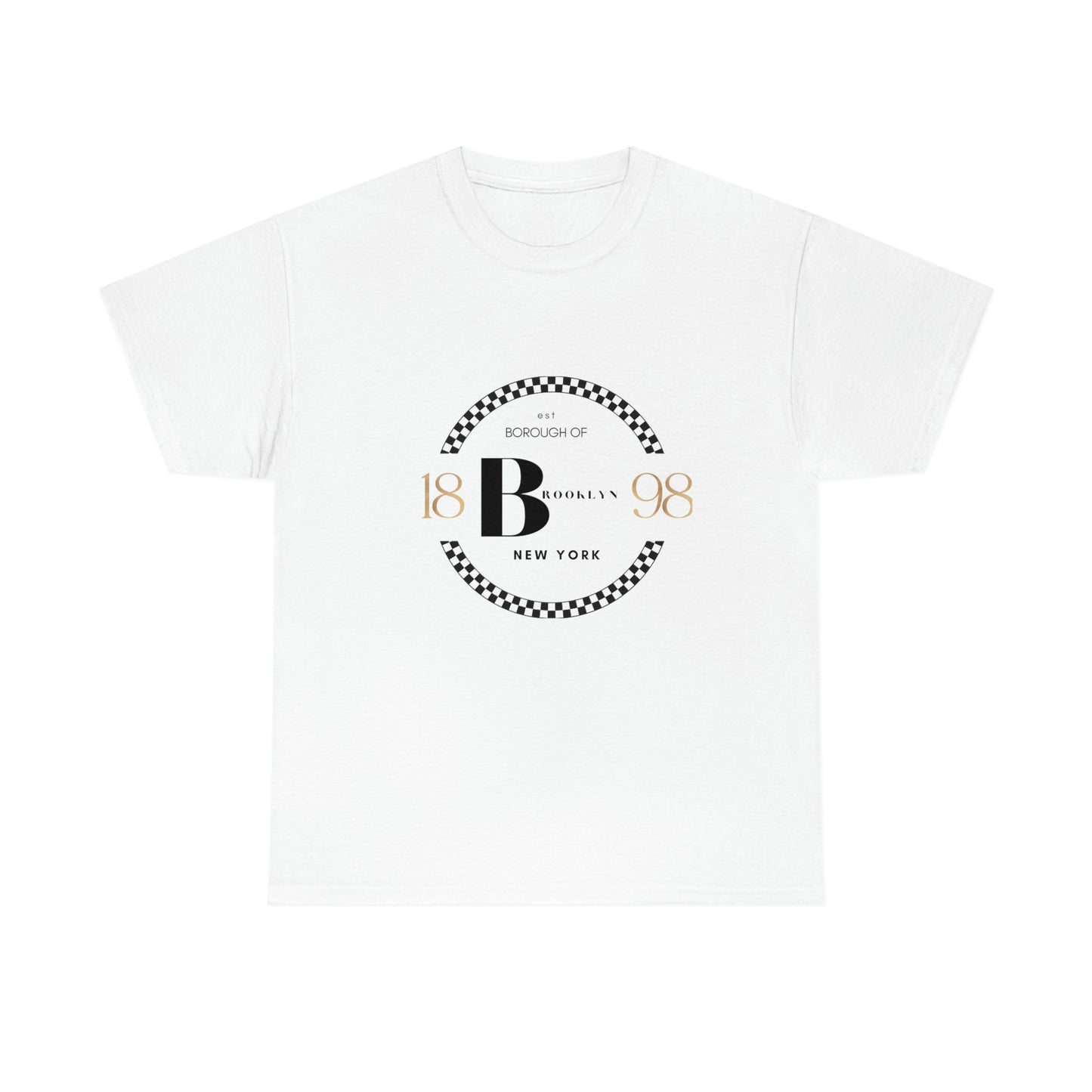 Brooklyn EST 1898 Elegant Unisex Heavy Cotton Tee