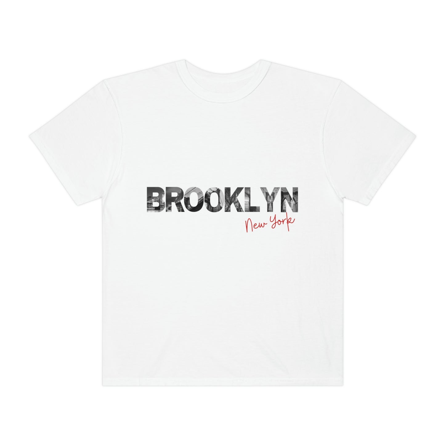 Brooklyn Bridge Frame Unisex Garment-Dyed T-shirt