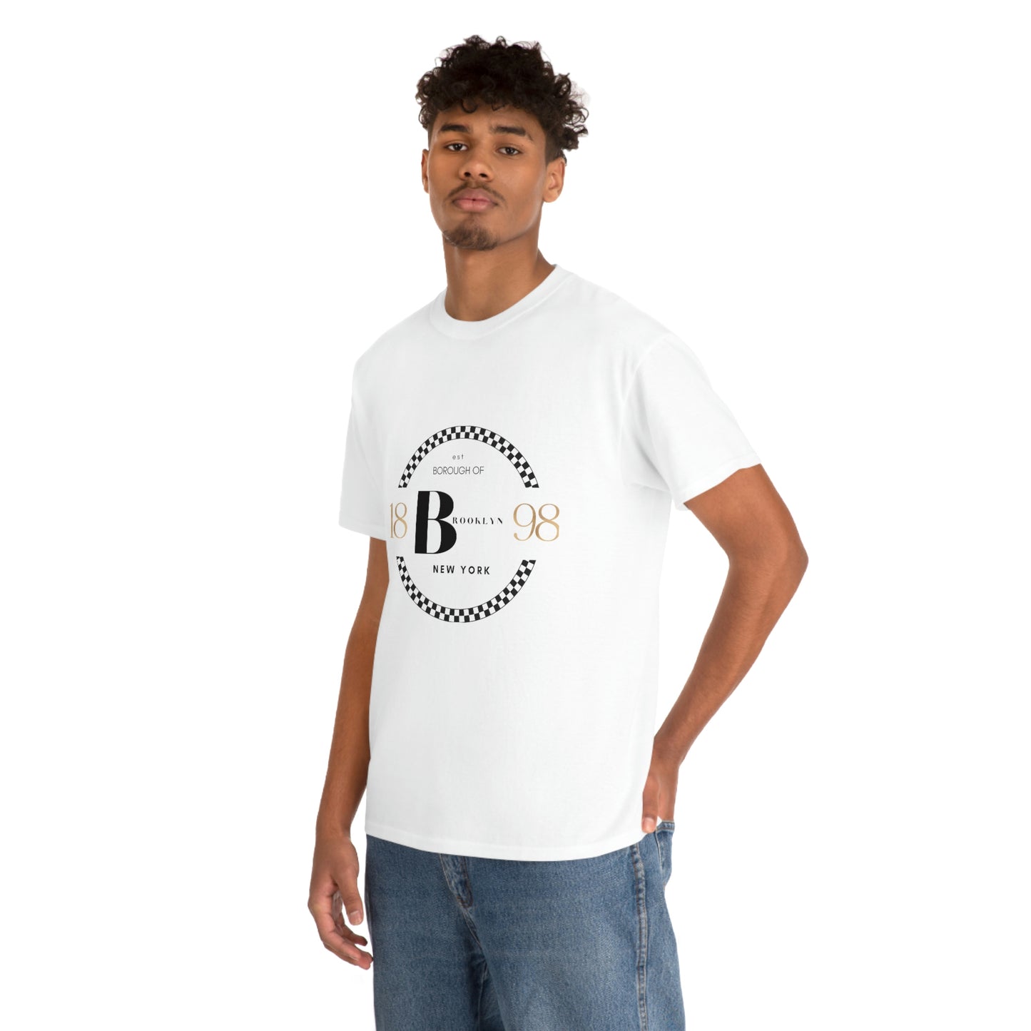 Brooklyn EST 1898 Elegant Unisex Heavy Cotton Tee