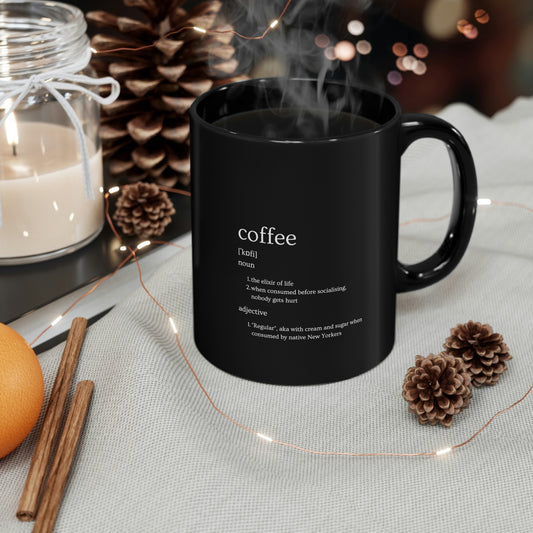 Mug - Coffee - The Elixir of Life 11oz Black Mug