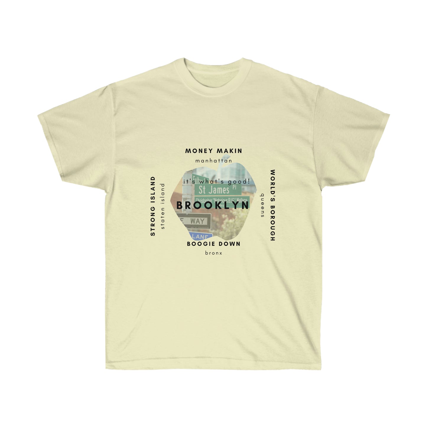 New York Boroughs Shout Out Unisex Ultra Cotton Tee