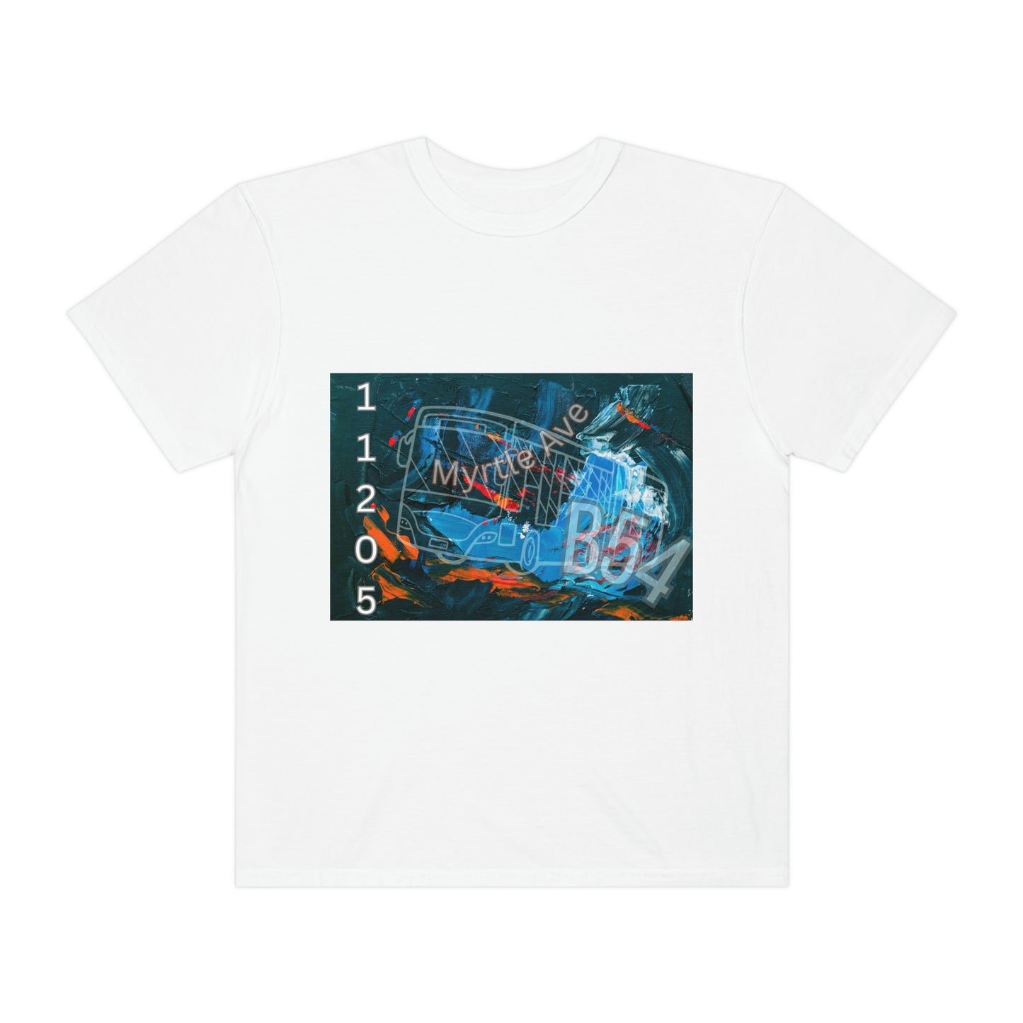 zip code 11205 B54 Unisex Garment-Dyed T-shirt
