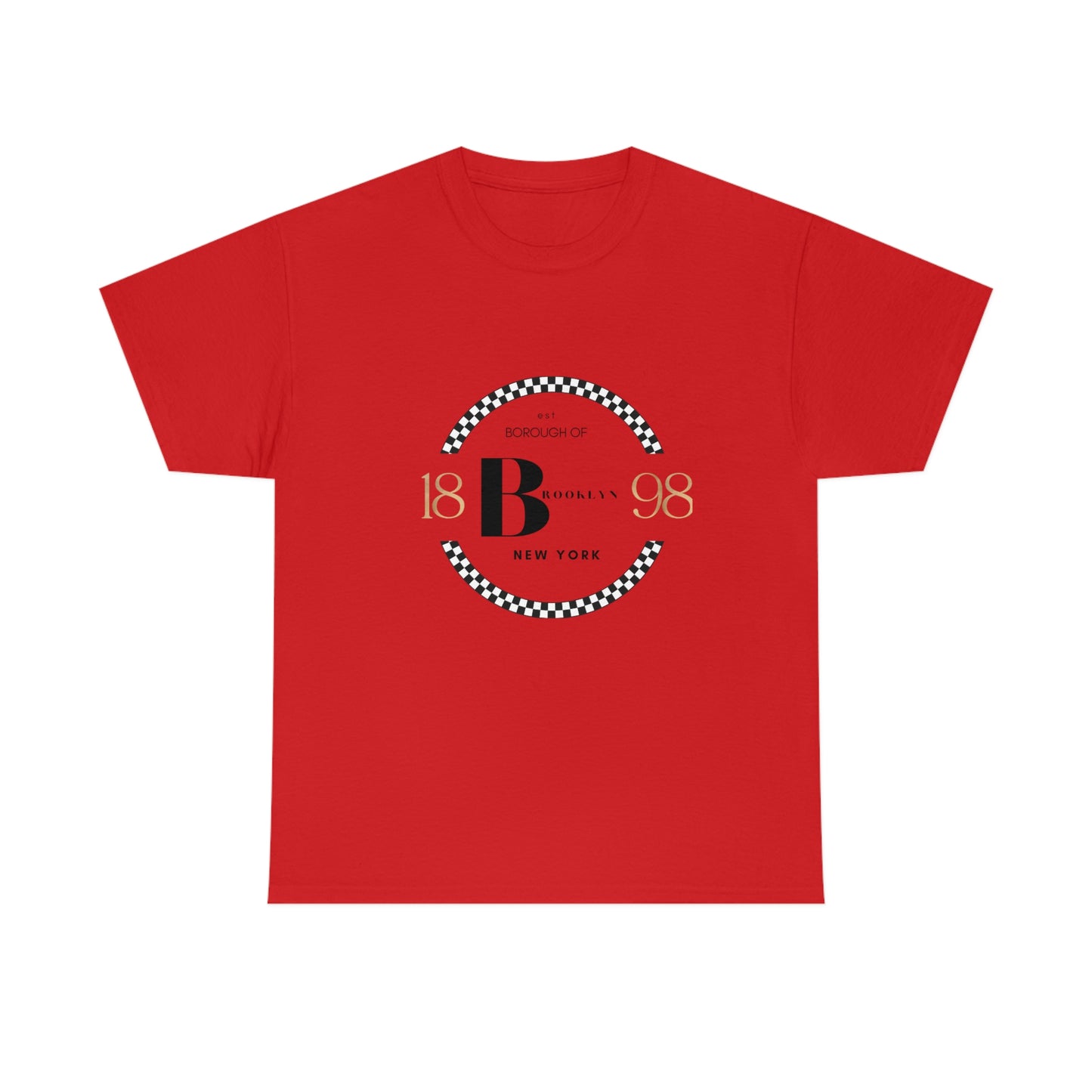 Brooklyn EST 1898 Elegant Unisex Heavy Cotton Tee