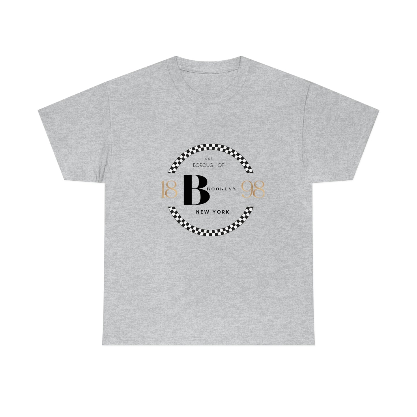 Brooklyn EST 1898 Elegant Unisex Heavy Cotton Tee