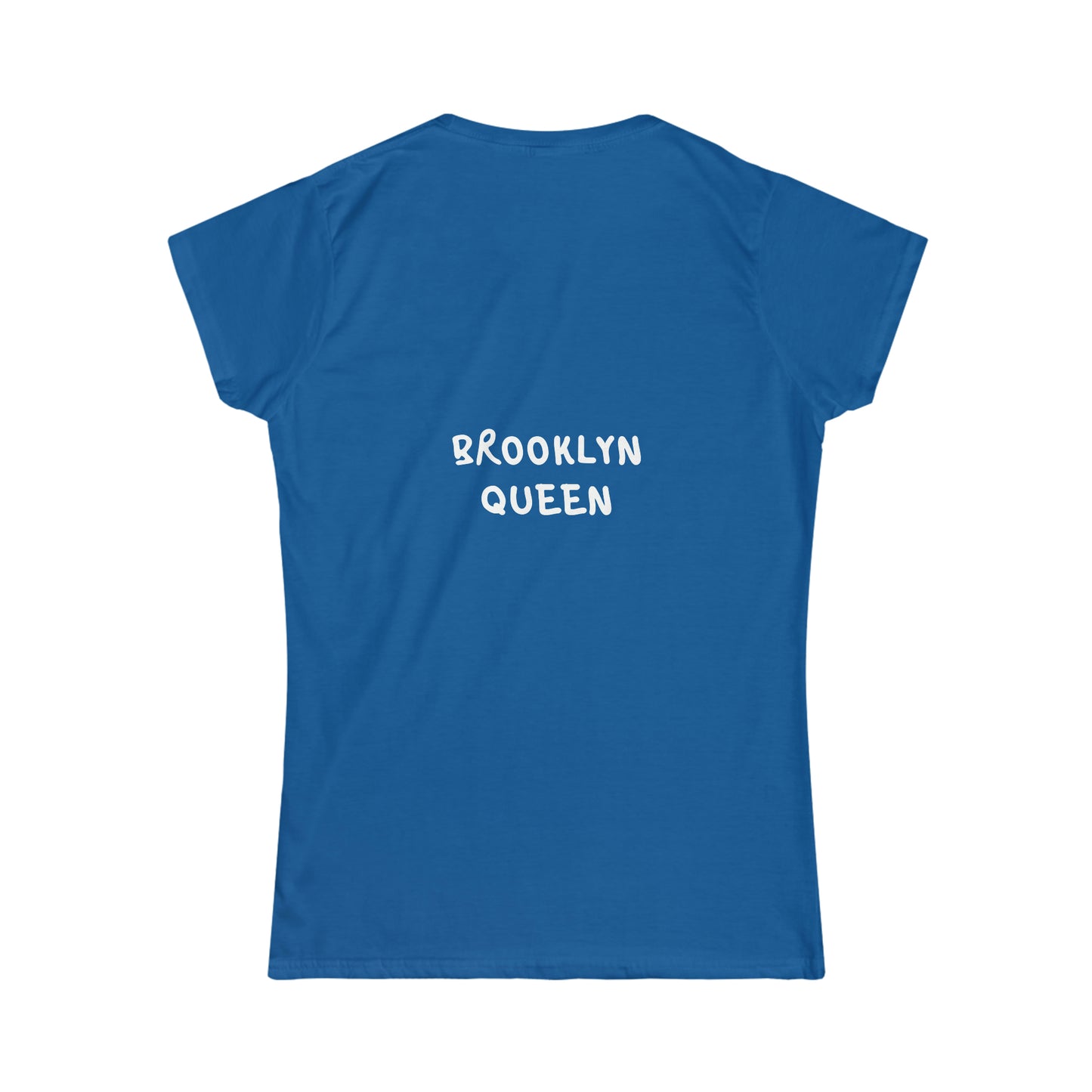 Brooklyn Queen Map Face Dk Women's Soft style Tee