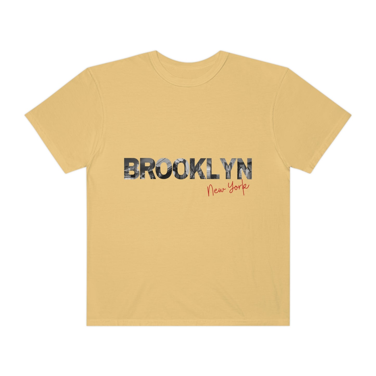 Brooklyn Bridge Frame Unisex Garment-Dyed T-shirt