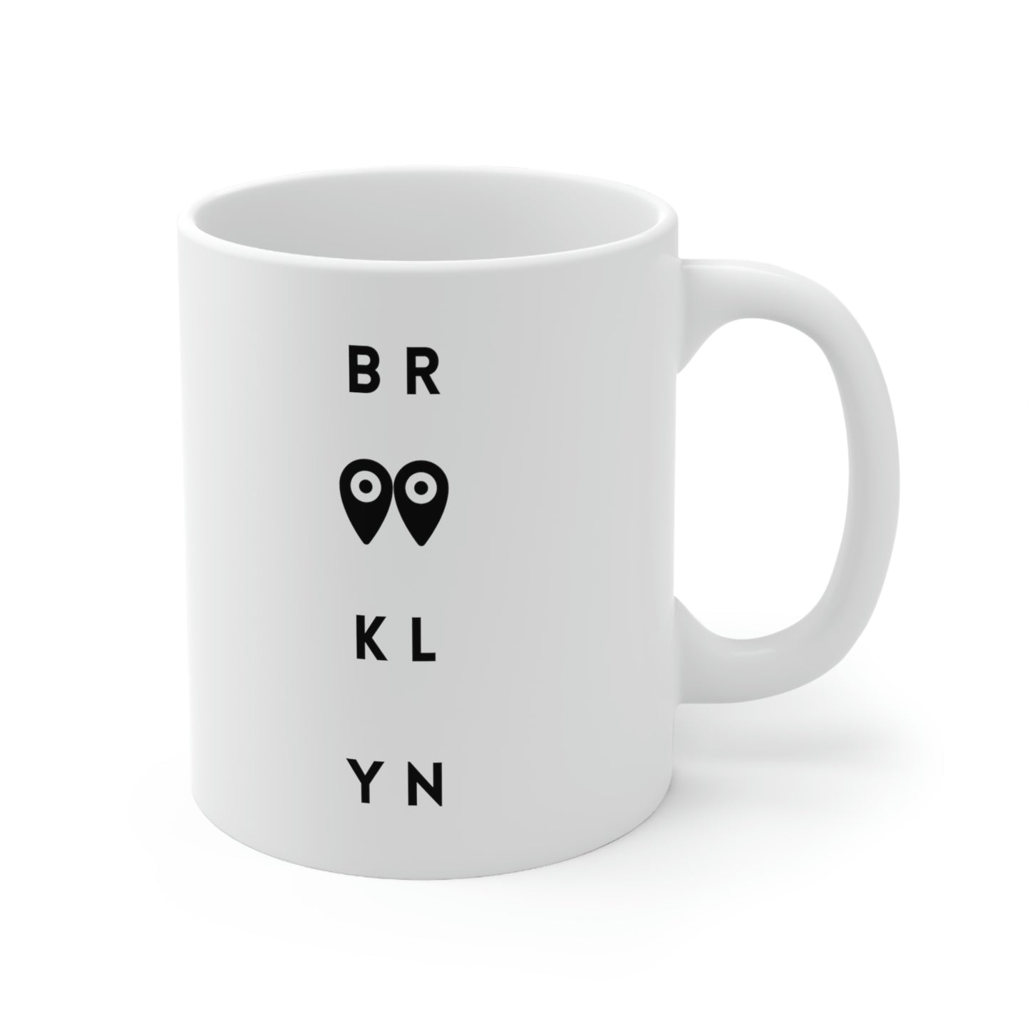 Mug - Brooklyn Navigational Pins Ceramic Mug 11oz