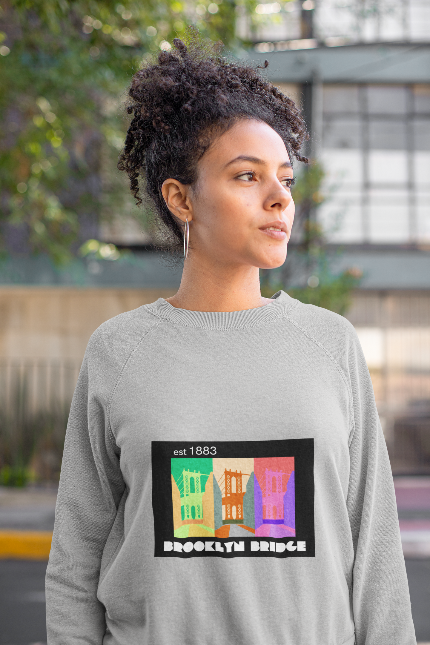 Brooklyn Bridge est 1883 Unisex Heavy Blend™ Crewneck Sweatshirt