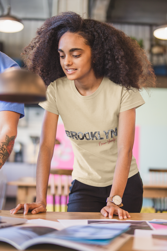 Brooklyn Bridge Frame Unisex Garment-Dyed T-shirt
